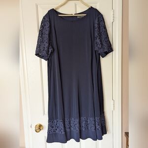 Jessica Howard Midnight Blue Dress Size 22W